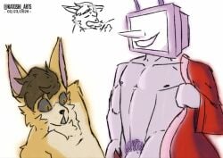 2boys 2male anthro black_nose blowjob blowjob_face blush blush_lines cable cables closed_eyes clothed clothing coat coat_open coat_removed deltarune fellatio fellatio_face fellatio_gesture fox fox_ears fur furry furry_ears furry_male gay gay_male katoshi_arts looking_at_penis looking_down looking_down_at_penis male male/male male_only muscular muscular_male naked naked_male nipples nude nude_male open_clothing open_mouth orange_body orange_fur orange_skin presenting presenting_hindquarters presenting_penis presenting_self pubes pubes_exposed pubic pubic_hair pubic_mound pubic_stubble smile smiling smiling_at_partner spike_alvarez spikefox sucking sucking_penis surprised surprised_expression tenna_(deltarune) yaoi yellow_eyes yiff youtube youtube_hispanic