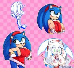 amy_rose_(cosplay) breasts cuisine cum missphase nipples outercourse paizuri penis rule_63 sonic_(series) sonic_the_hedgehog sonique_the_hedgehog upskirt