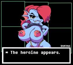 undyne from undertale by bouncymae