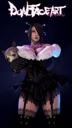 1girls 3d big_ass big_breasts big_thighs breasts bust busty curvaceous curvy curvy_figure dualfaceart female female_only final_fantasy_x hips huge_ass huge_breasts large_ass large_breasts lulu_(final_fantasy) mature mature_female onagi slim_waist square_enix thick thick_hips thick_legs thick_thighs thighs voluptuous waist wide_hips