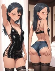 ai_generated anime_girl ass ass_focus blush cute cute_girl female hayase_nagatoro hentai multiple_views nipples pantyhose petite petite_body petite_breasts petite_female please_don't_bully_me,_nagatoro pussy shy small_breasts solo_female teen teen_girl teenage_girl uncensored underwear uniwaifu wet_pussy