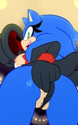 1girls anal anal_fingering anus ass breasts flossing masturbation nipples pussy rule_63 sonic_(series) sonic_the_hedgehog sonique_the_hedgehog thanu wet_pussy worm's-eye_view