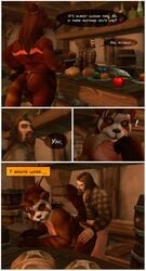 2019 3d alliance_(warcraft) animated blizzard_entertainment comic doggy_style female furry gif human_male nsfwarcraft pandaren pandaren_female tavern warcraft world_of_warcraft