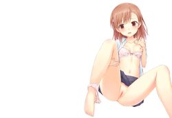 1girls 2010s 2013 female misaka_mikoto n.g. photoshop school_uniform schoolgirl solo teenage_girl teenager to_aru_kagaku_no_railgun to_aru_majutsu_no_index uncensored young