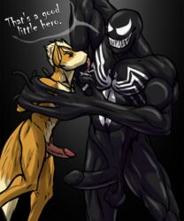 2boys anthro armpits canine forced fox fox_mccloud furry gay hero humanoid_on_anthro interspecies iudicium86 licking male male_only mammal marvel mccloud muscular nintendo size_difference spider-man_(series) star_fox symbiote text tongue tongue_out venom_(marvel) video_games yaoi