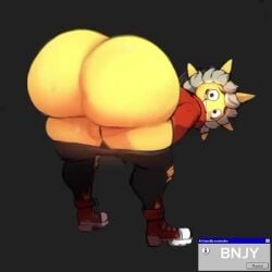 1boy 1femboy animated ass ass_bigger_than_head ass_focus backsack balls benkonroy bent_over big_ass big_butt black_eyes blackwhiplash bottom_heavy_femboy butt bwl edit fat_ass fat_butt femboy femboy_focus femboy_only fortnite hoodie huge_ass huge_butt large_ass looking_at_viewer looking_back male male_only no_sound non-human pants_down solo sunspot_(fortnite) sweat sweating tagme text thick_ass thick_butt thick_thighs toony trap twerking video wide_hips yellow_skin