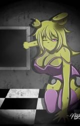 big_breasts clothing female five_nights_at_freddy's five_nights_at_freddy's_3 five_nights_in_anime genderswap_(mtf) rule_63 solo springtrap springtrap_(fnaf) springtrap_(fnia)