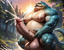 abs ai_generated alien balls bara big_balls big_muscles big_nipples big_pecs big_penis booster_rex cum cum_drip cum_on_body cum_on_face cum_on_penis cumshot daddy dilf ejaculation erection gay green_body huge_balls huge_cock huge_muscles humanoid hunk hutt jabba_the_hutt male male_only masturbation musclegut muscular muscular_humanoid muscular_male navel nipples nude orgasm pecs penis pointy_ears solo star_wars water