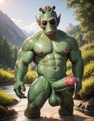 abs ai_generated alien balls bara big_balls big_muscles big_nipples big_pecs big_penis booster_rex cum cum_drip cum_on_body cum_on_penis cumshot ejaculation erection gay green_body huge_balls huge_cock huge_muscles humanoid hunk male male_only muscular muscular_humanoid muscular_male navel nipples nude orgasm pecs penis pointy_ears rodian solo star_wars water