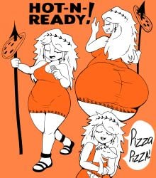 1girls ass big_ass big_breasts bottom_heavy breasts bubble_butt busty cleavage cpt-pop fat_ass female female_focus huge_ass large_ass large_breasts little_caesars massive_ass png thick_ass thick_thighs thunder_thighs wide_hips