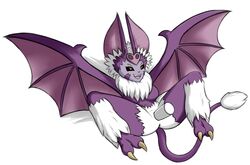 anthro anus bat black_sclera breasts disembodied_penis dragon_quest female kierus male mammal medium_breasts open_mouth penetration penis sex simple_background smile solo_focus succubat_(dragon_quest) talons vaginal_penetration video_games white_background wings