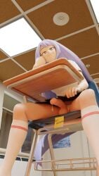 1futa 3d deepinhale desk english_text futa_only futanari hadou_nejire looking_at_viewer looking_down low-angle_view my_hero_academia nejire_hado note panties_aside precum precum_drip precum_on_penis school_desk school_uniform schoolgirl schoolgirl_uniform seductive seductive_gaze seductive_look seductive_smile solo sticky_note student tagme text under_desk