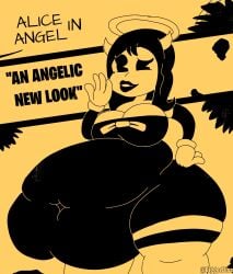 alice_angel bbw bendy_and_the_ink_machine big_breasts biggerdiss breasts cleavage female huge_breasts morbidly_obese overweight tagme thick_thighs wide_hips