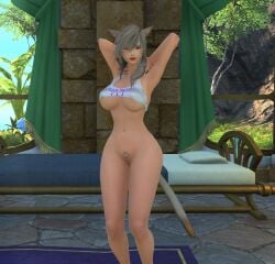 final_fantasy_xiv gpose(ffxiv) miqo'te rape_me revealing_clothes