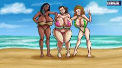 3girls ass big_ass big_breasts big_thighs breasts bust busty chest curvaceous curvy curvy_figure dark-skinned_female dark_skin digital_media_(artwork) female female_focus getting_randi hips hourglass_figure huge_ass huge_breasts human john_coffe large_ass large_breasts legs light-skinned_female light_skin lips mature mature_female multiple_girls original_characters patty_collins randi_(karmagik) slim_waist the_book_club thick thick_hips thick_legs thick_thighs thighs voluptuous voluptuous_female waist wide_hips wide_thighs