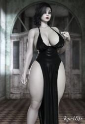 1girls 3d alcina_dimitrescu ass big_ass big_breasts big_thighs black_hair breasts bust busty capcom chest cleavage curvaceous curvy curvy_figure female hips hourglass_figure huge_ass huge_breasts humanoid large_ass large_breasts legs light-skinned_female light_skin looking_at_viewer mature mature_female milf mini_giantess mother pale-skinned_female pale_skin resident_evil resident_evil_8:_village ryu4life tall_female thick thick_hips thick_legs thick_thighs thighs vampire voluptuous voluptuous_female waist white-skinned_female white_body white_skin wide_hips wide_thighsm