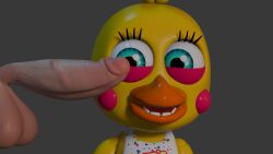 1girls adventure_toy_chica_(fnaf_world) beak cute five_nights_at_freddy's five_nights_at_freddy's_world light-skinned_male penis straight toy_chica_(fnaf) unseen_male_face