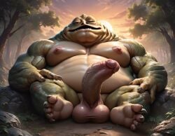 abs ai_generated alien balls bara big_balls big_muscles big_nipples big_pecs big_penis booster_rex daddy dilf erection gay green_body huge_balls huge_cock huge_muscles humanoid hunk hutt jabba_the_hutt male male_only musclegut muscular muscular_humanoid muscular_male navel nipples nude pecs penis solo star_wars