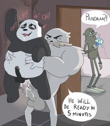 anal anal_sex anthro balls bear bigfoot cartoon_network charlie_(wbb) cuckold furry guille899 male mammal panda panda_(wbb) penetration penis ralph_(wbb) we_bare_bears yaoi