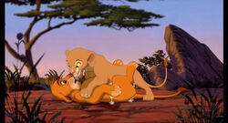 disney feline female feral feral_on_feral fur furry furry_only lion male mammal nala simba straight tagme the_lion_king