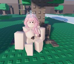 1girls 3d artist_request block_tales cassie_(block_tales) roblox roblox_game robloxian tagme