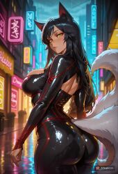 ahri from league of legends by delloyer111