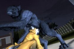 2boys 3d animated balls big_balls canine duo fellatio fox fur furry humanoid_penis male male_only mammal on_ground oral penis sex skyrim source_filmmaker testicles the_elder_scrolls video_games vincewolf were werewolf yaoi