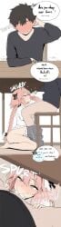 1femboy 2boys 2d 2d_(artwork) absurdres ai ai_generated all_the_way_to_the_base artist_name astolfo_(fate) barefoot big_cock big_dick big_penis black_bow blowjob blush bow braid cleaning_cock clothes_pull cock cock_gag cock_gobble cock_in_mouth cock_sucking colored comic comic_page comic_strip cum cum_dripping_down_chin cum_in_mouth cum_in_nose cum_in_throat cum_on_mouth cum_swallow curvy_femboy deep_blowjob deepthroat dick dicks_out ejaculation english english_text enthusiastic_fellatio erect_penis erection excessive_cum exposed_penis fat_cock fellatio femboy femboy_focus femboysub foreskin from_side gay_blowjob hair_between_eyes hair_intakes hairbow heart hidden high_res high_resolution highres huge_cock humanoid_penis imminent_blowjob imminent_fellatio imminent_oral internal_cumshot irrumatio kneeling kneeling_blowjob korean_text large_cock large_dick large_penis licking licking_penis light-skinned_femboy long_braid long_hair long_penis male/male male_focus male_on_femboy multicolored_hair multiple_boys naked_male narrow_waist navel official_alternate_costume open_mouth oral oral_creampie oral_cumshot oral_penetration oral_sex otoko_no_ko overflow pale-skinned_femboy pants pants_pull penis penis_out picklepumper pink_eyes pink_hair public purple_eyes rolling_eyes saliva saliva_drip saliva_string shirt simple_background sitting slim_waist solo_focus speech_bubble streaked_hair submissive submissive_and_breedable submissive_femboy submissive_human submissive_humanoid sucking_dick table tagme tearing_up tears teasing teasing_penis text thick_cock thick_penis throb throbbing throbbing_penis tongue tongue_on_penis tongue_out twitching twitching_penis uncensored under_table_oral under_the_table under_the_table_blowjob veins_on_dick veiny_penis wooden_table yaoi