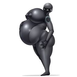 android ass_expansion belly_inflation breast_expansion huge_ass huge_belly huge_breasts inflation robot robot_girl robot_humanoid xeddo