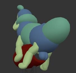 1boy 3d 3d_(artwork) alternate_view antennae antennae_(anatomy) anthro anthro_bug anthro_insect anthro_male anthro_solo balls blue_balls blue_body breeding_mount bug caterpillar cock dandy's_world dark_grey_background dick felixmcfurry felixmcfurry_(modeler) fully_naked fully_naked_male fully_nude fully_nude_male genitals green_arms green_face green_legs green_penis grey_background insects low_view male male_anthro male_masturbation male_only masturbation multi_limb multiple_legs naked no-human no_anus no_human no_humans non-human non-human_only nude nudity only_male penetrable_sex_toy penis penis_peek plain_background prisma3d prisma_3d quadruped semi-feral sex_toy simple_background solo solo_anthro solo_male squirm_(dandy's_world) striped_body testicles video_games