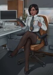 alien black_hair drone interspecies machine monster monster_on_female sfw slime tar vaginal_penetration zerogravitas