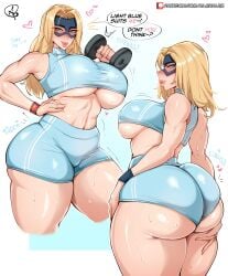 blonde blazer from dispatch (game) by almualim