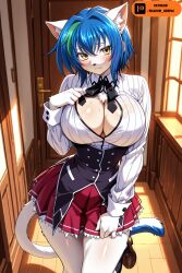 ai_generated anime bdsm_gear beautiful beauty blush bondage breasts chained chains chair chair_bondage cleavage cute eyes female flat_belly fur furry furry_ass furry_breasts furry_ears furry_female furry_only furry_tail gagged girl girly hands_up high_quality high_resolution high_school_dxd highres human long_hair love medium_breasts naked nsfw nude nude_female nudity oil oiled oiled_body oiled_skin patreon petite petite_body petite_female pose shadowsenpai shiny_skin skinny slim slim_waist small_breasts smeared_makeup smeared_mascara tagme teenage_girl tied_up uncensored xenovia_quarta young