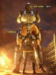 helldiver (helldivers) from arrowhead game studios by big d0rk