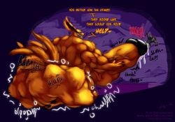 almost_fully_inside ambiguous_gender ambiguous_prey anthro anthro_pred ball_bulge balls big_balls big_muscles big_penis bodily_fluids calling_for_help canid canine cock_vore cum cum_vore dialogue digestion digital_drawing_(artwork) digital_media_(artwork) english_text erection fox genital_fluids genitals group hand_on_own_penis hand_on_penis huge_balls huge_muscles huge_penis hyper hyper_balls hyper_genitalia hyper_penis ivore kneeling kurama leaking_precum male male_anthro male_pred mammal motion_lines muffled multi_tail multiple_prey muscular muscular_anthro muscular_male naruto nude nude_anthro nude_male penile penis precum rear_view sharp_teeth smile sound_effects squirming struggling struggling_prey tail tailed_beast talking_to_prey teeth text throbbing throbbing_penis unwilling_prey urethral_bulge url vore