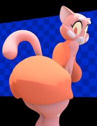 3d 3d_(artwork) anaroth ass big_breasts breasts cat_girl catgirl feline furry meme palmtreerothic planet_dolan shima_luan super_planet_dolan tail thick_ass thick_thighs youtube youtuber