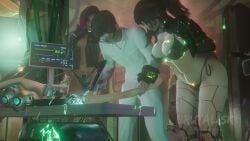 3d animated big_ass big_breasts brutalisk cyberpunk cyberpunk_2077 doctor final_fantasy final_fantasy_vii final_fantasy_vii_remake honey_select_2 judy_alvarez missionary_position sound story tagme tifa_lockhart video