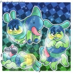 1ambiguous 1boy ambiguous_gender anon antennae antennae_(anatomy) anthro anthro_bug anthro_insect anthro_male anus ass blue_body blue_pawpads border bug caterpillar checkered_background cock covering_eyes covering_face dandy's_world dick digital_media_(artwork) disembodied_hand duo faceless_character feral feral_male freakymooncake frown frowning gradient_background green_arms green_face green_legs grey_hand handjob insects jerkingoff jpeg lidded_eyes male male_anthro male_anus male_ass male_butt male_feral male_focus multi_limb multiple_legs nervous no-human no_balls no_human no_humans non-human non-human_only nose one_eye_closed one_eye_open orange_blush patterned_background paw_pads pawpads paws penis pink_penis presenting presenting_anus presenting_ass presenting_hindquarters semi-feral solo_focus squirm_(dandy's_world) stars steam steaming_body striped_body sweat sweaty sweaty_body tremble_lines video_games wavy_mouth white_border