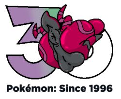 aliasing anus ass balls big_butt binary_drawing digital_drawing_(artwork) digital_media_(artwork) feral generation_5_pokemon genitals hotdogfan logo_parody low_res male nintendo number pokeball pokemon pokemon_(species) puffy_anus scolipede solo stuck