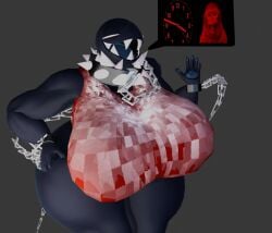 3d 3d_(artwork) anaroth anthro ass big_breasts breasts chain_chomp chains enormous_breasts gigi_(thecoatl034) huge_ass huge_breasts mario_(series) nintendo palmtreerothic super_mario_bros. thick thick_ass thick_thighs