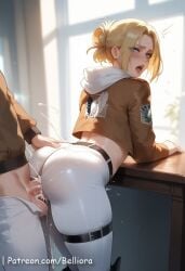 annie leonhardt from attack on titan by belliora
