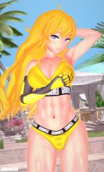 yang xiao long from rwby by arrancon