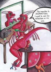 anthro ass_worship dragon eve_softpaw female foot_worship orpbus scalie tagme wings