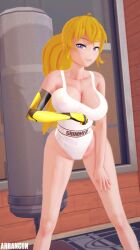 yang xiao long from rwby by arrancon