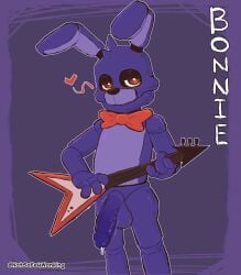 bonnie (fnaf) from five nights at freddy's by notsafeforwanking