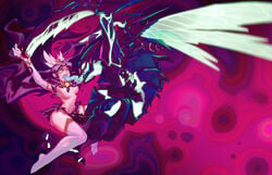 1boy 1girls absurdly_long_hair absurdres arms_up bad_end blood blue_eyes bow bowtie breasts bug crying elbow_gloves erection female game_over gloves gore guro hair_ornament highres imminent_death insect insect_wings insects interspecies janna_windforce kanchou_dairi kha'zix league_of_legends long_hair long_tongue looking_at_another monster nipples open_mouth penis purple_hair rape scythe smile stabbed star star_guardian star_guardian_janna star_guardian_series tears thighhighs tongue torn_clothes torn_legwear very_long_hair winged wings