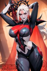 hela from marvel by devilaiworks
