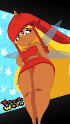 edith up (rayman) from rayman (series) by yaarnwurm