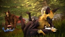 2018 3d anthro anthrofied avian balls bat big_balls big_breasts big_penis bird blue_eyes breast_grab breast_squeeze breasts canine claws cowgirl_position cum cum_between_breasts falco_lombardi feet female forest fox fox_mccloud fox_whisper85 grass group group_sex hand_on_breast hi_res looking_pleasured male mammal nintendo nutjob on_top open_mouth orgy outercourse paizuri penis pinned sex size_difference source_filmmaker star_fox straight tongue tree video_games wings yaoi