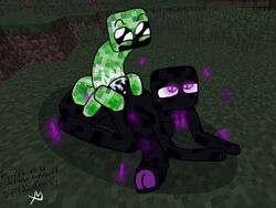 2018 anal collaboration creeper enderman gigaboy itsgigaboi male male_only minecraft penis pm_capture pmcapture video_games yaoi